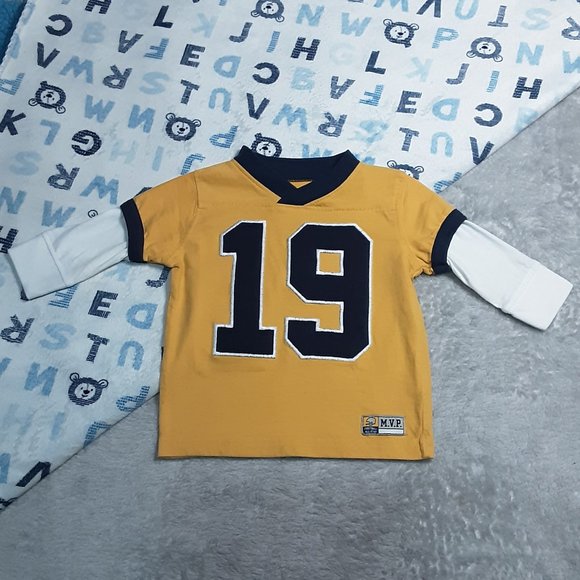 ❄️ 3m | Carter's | "#19 MVP" Long Sleeved T-Shirt - Picture 1 of 5